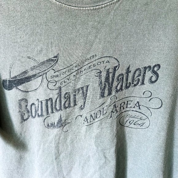 Ely Minnesota Boundary Waters Canoe Area Gildan Ultra Cotton T-Shirt L - Picture 5 of 5